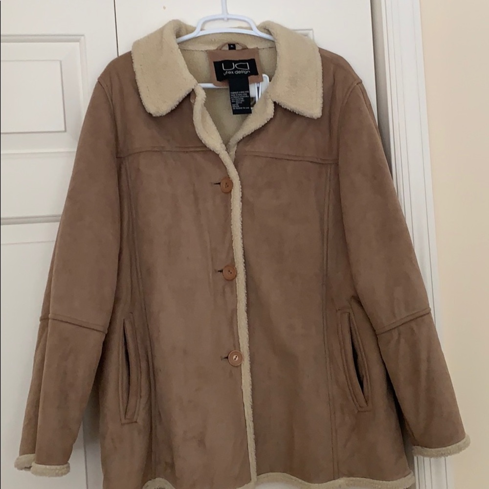 Utex Faux Suede Jacket- Size XL